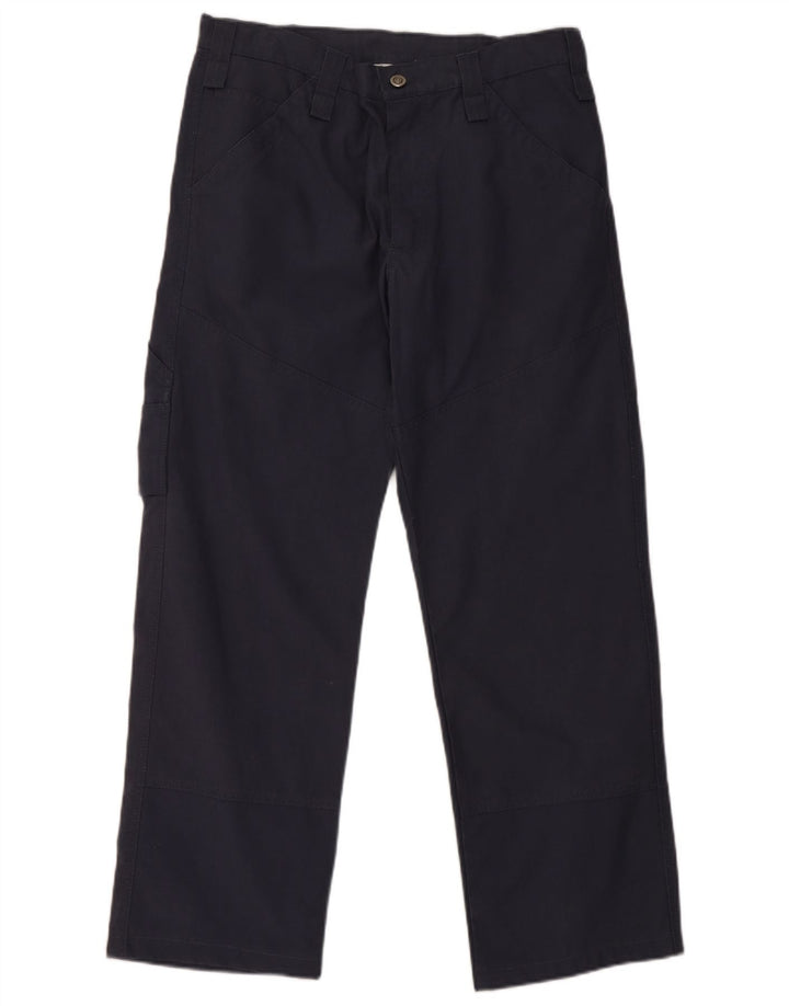 Helly Hansen Mens Straight Cargo Trousers W32 L29 Navy Blue Cotton