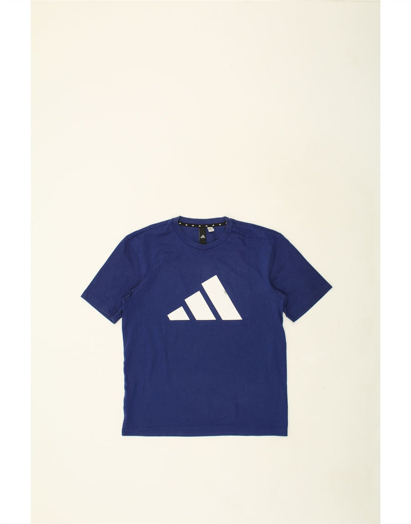 ADIDAS Mens Graphic T-Shirt Top Small Navy Blue Cotton | Vintage Adidas | Thrift | Second-Hand Adidas | Used Clothing | Messina Hembry 