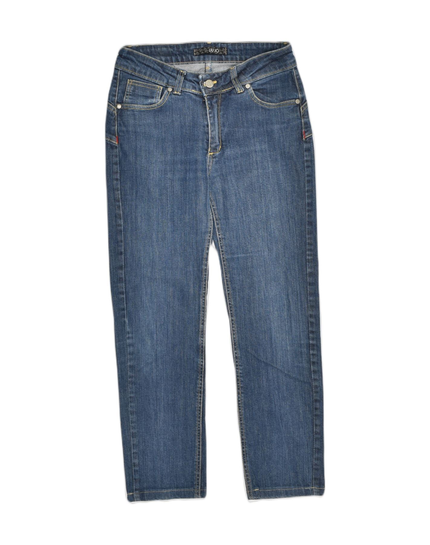 LIU JO Womens Straight Jeans W28 L25 Blue, Vintage & Second-Hand Clothing  Online