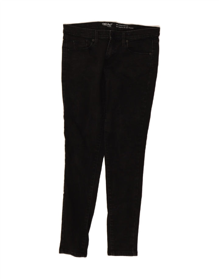 MOSSIMO Womens Mid Rise Skinny Jeans US 6 Medium W30 L30 Grey Cotton Vintage Mossimo and Second-Hand Mossimo from Messina Hembry 