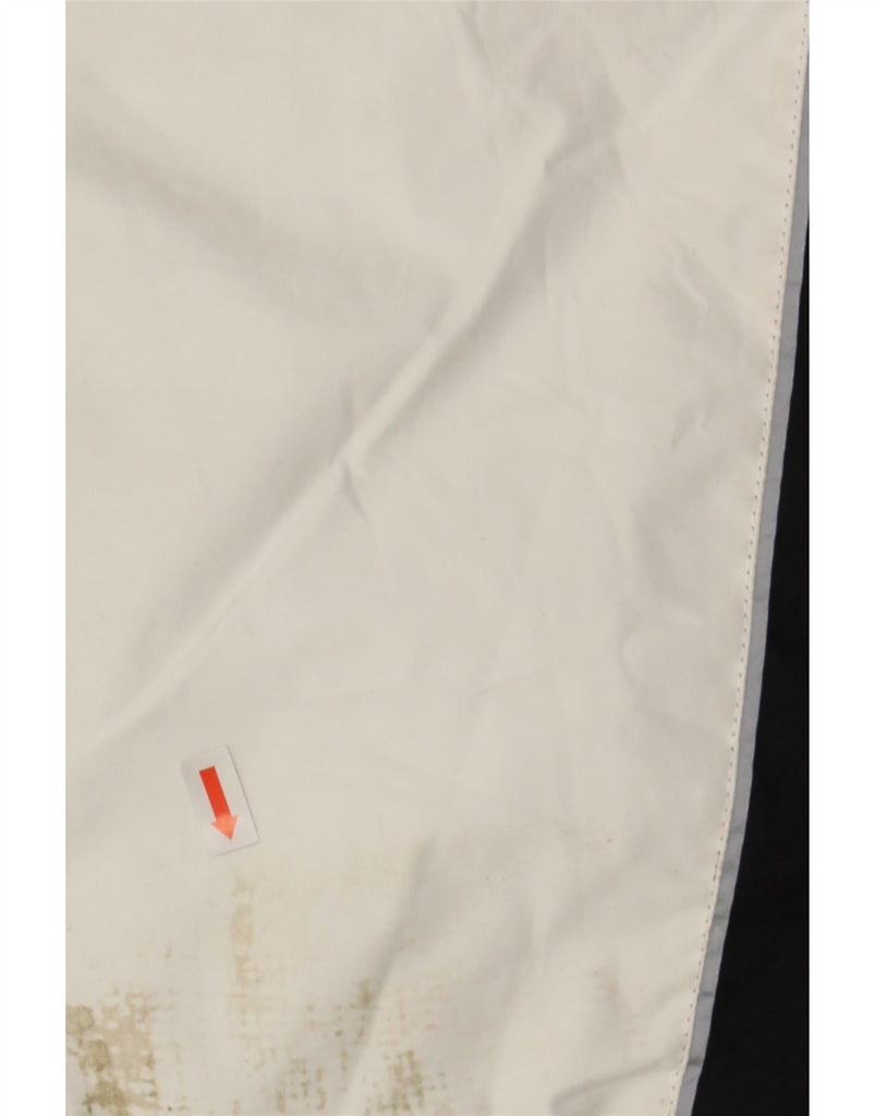 COLMAR Mens Hooded Windbreaker Jacket UK 38 Medium White Colourblock Vintage Colmar and Second-Hand Colmar from Messina Hembry 