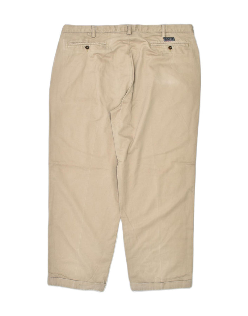 NAUTICA Mens Pegged Chino Trousers W38 L32 Beige Cotton | Vintage | Thrift | Second-Hand | Used Clothing | Messina Hembry 