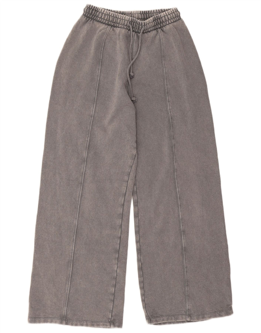 Zara Womens Wide Leg Tracksuit Trousers UK 12 Medium Grey