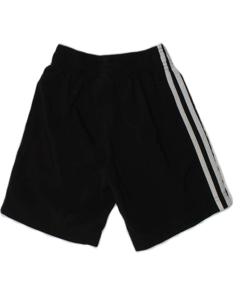 ADIDAS Boys Sport Shorts 7-8 Years XS Black Polyester | Vintage Adidas | Thrift | Second-Hand Adidas | Used Clothing | Messina Hembry 