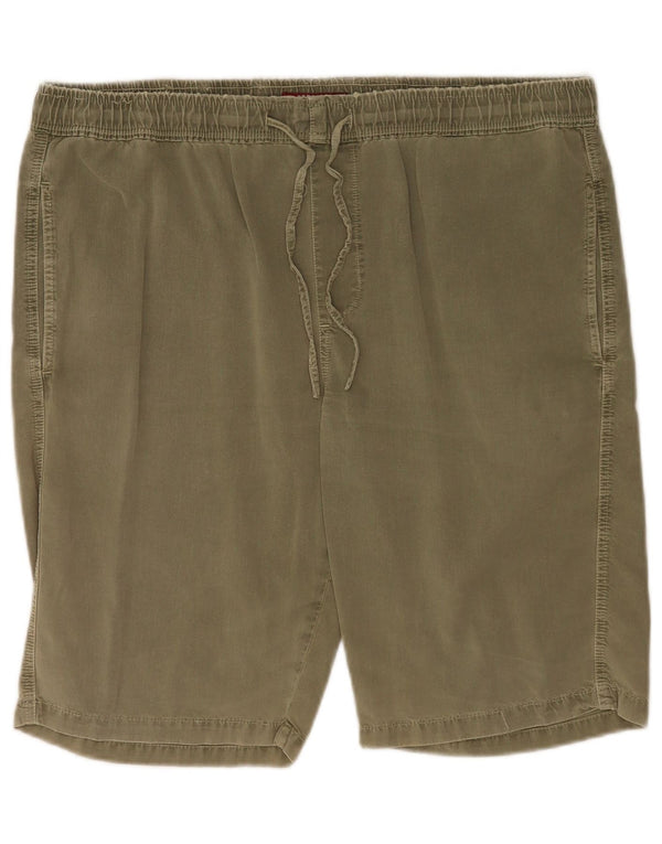 Carrera Mens Regular Chino Shorts XL W38 Khaki Cotton