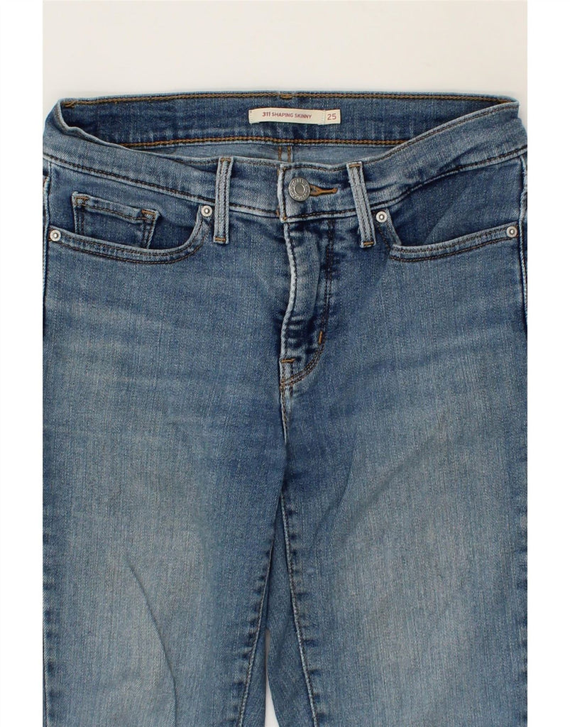 LEVI'S Womens 311 Shaping Skinny Jeans W25 L29  Blue Cotton Vintage Levi's and Second-Hand Levi's from Messina Hembry 