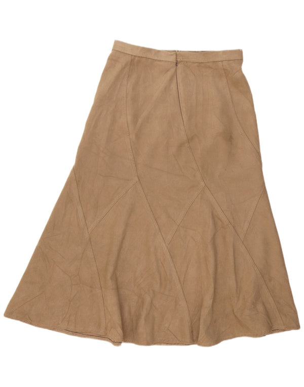 Marks & Spencer Womens Trumpet Skirt UK 14 Large W32 Brown Polyester