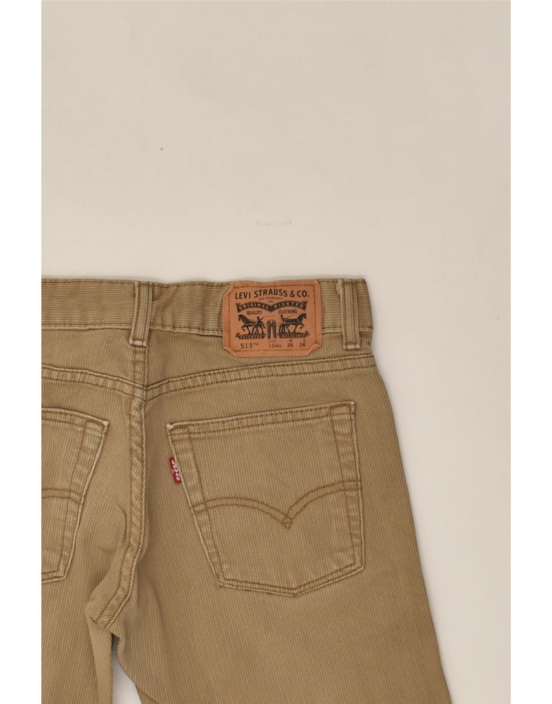 LEVI'S Boys 513 Slim Straight Casual Trousers 11-12 Years W26 L26 Beige | Vintage Levi's | Thrift | Second-Hand Levi's | Used Clothing | Messina Hembry 