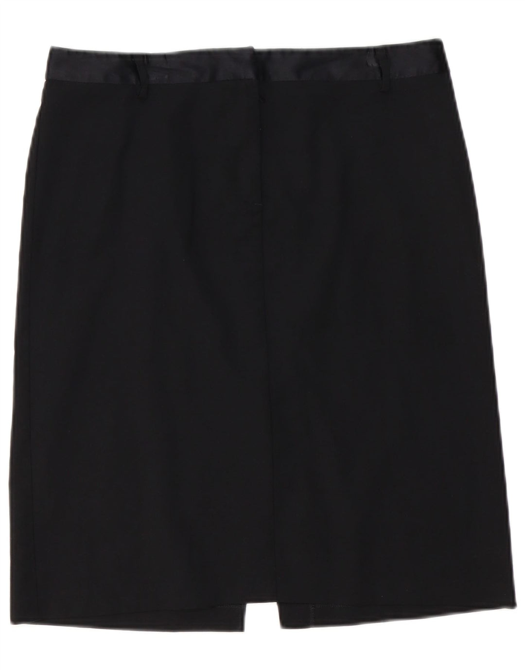 Benetton Womens Straight Skirt W32 Large Black