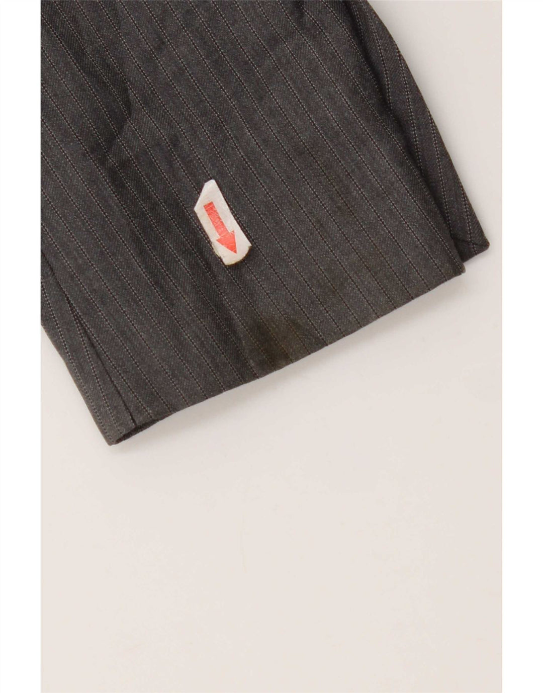 Zara Mens 3 Button Blazer Jacket EU 50 Medium Grey Striped Wool