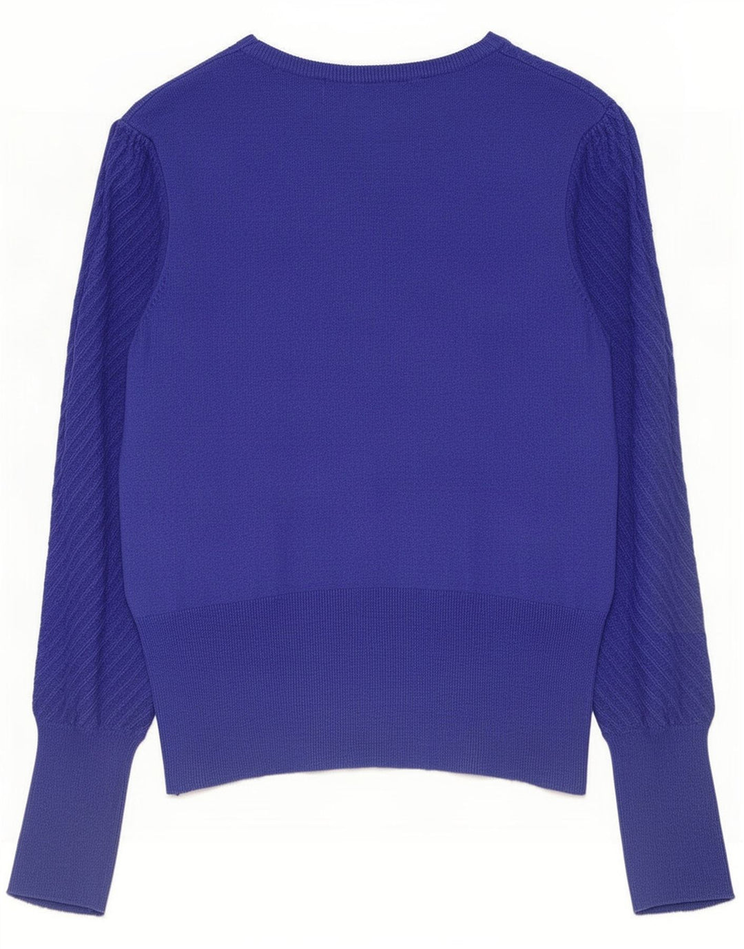Marks & Spencer Womens Crop Boat Neck Jumper Sweater UK 12 Medium Blue