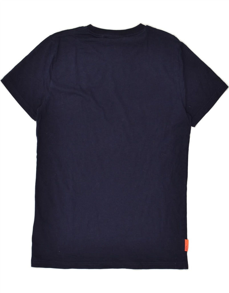 SUPERDRY Mens T-Shirt Top Small Navy Blue Cotton | Vintage Superdry | Thrift | Second-Hand Superdry | Used Clothing | Messina Hembry 