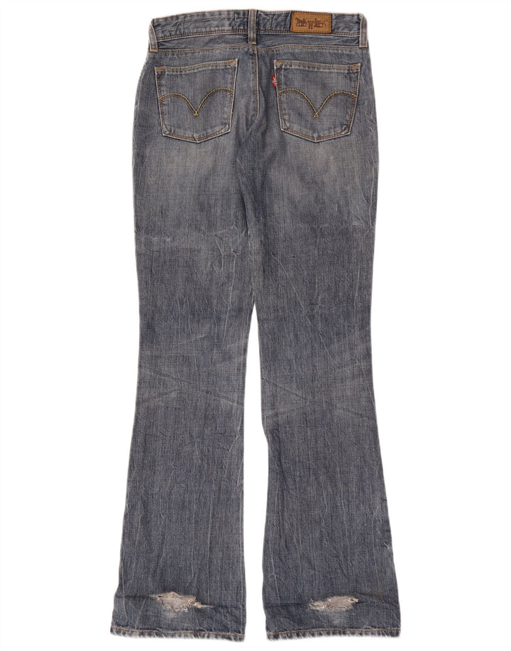 Levi's Womens 572 Bootcut Jeans W28 L34 Blue Cotton