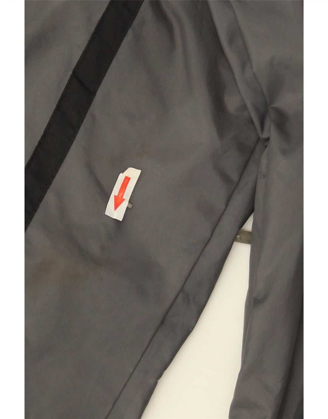 Nike Mens Hooded Rain Jacket UK 42 XL Grey Polyester