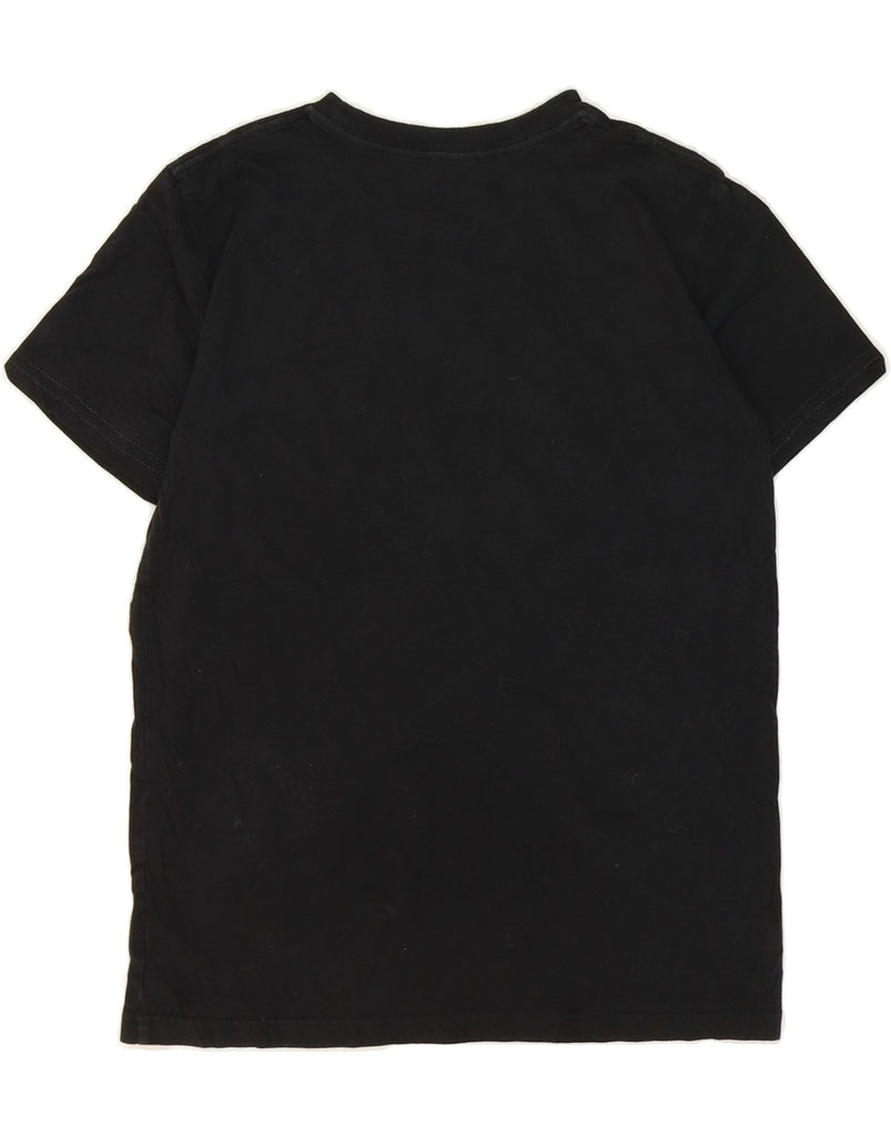 ADIDAS Boys Graphic T-Shirt Top 14-15 Years Large  Black Cotton Vintage Adidas and Second-Hand Adidas from Messina Hembry 
