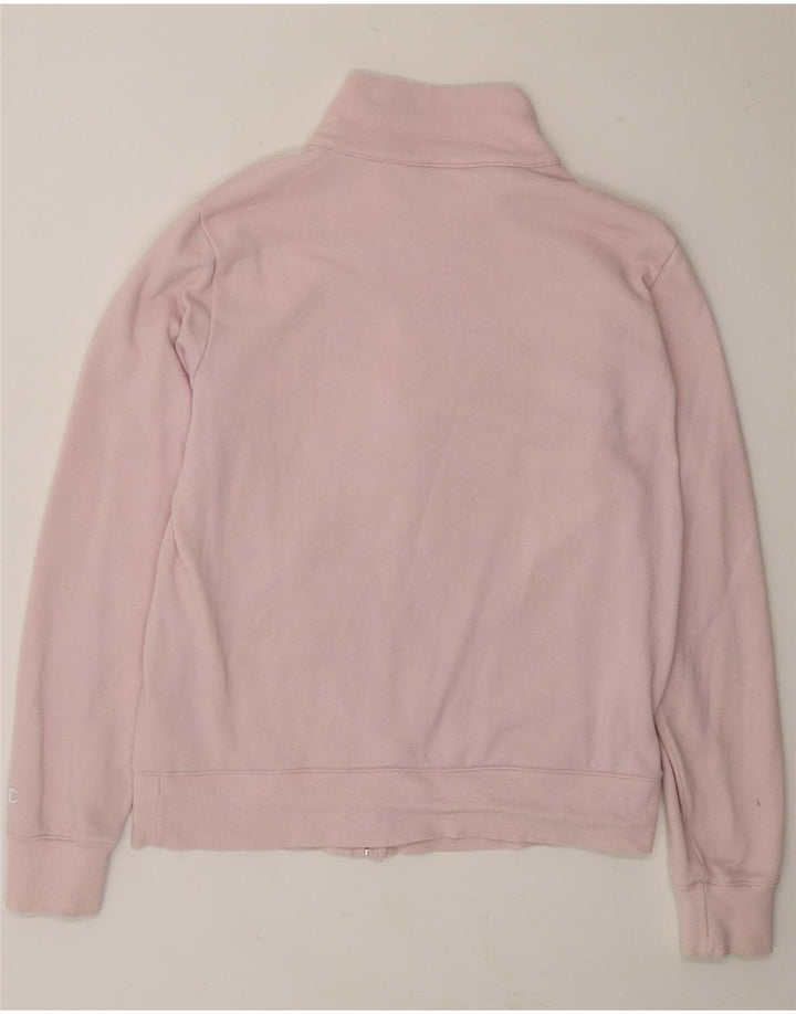 CHAMPION Womens Tracksuit Top Jacket UK 16 Large Pink Cotton Vintage Champion and Second-Hand Champion from Messina Hembry 