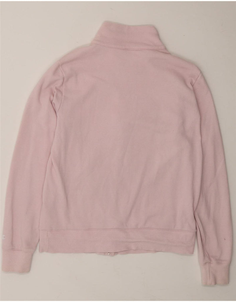 CHAMPION Womens Tracksuit Top Jacket UK 16 Large Pink Cotton Vintage Champion and Second-Hand Champion from Messina Hembry 