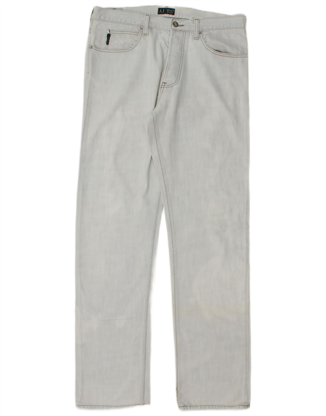 Armani Mens Straight Jeans W34 L34 Blue
