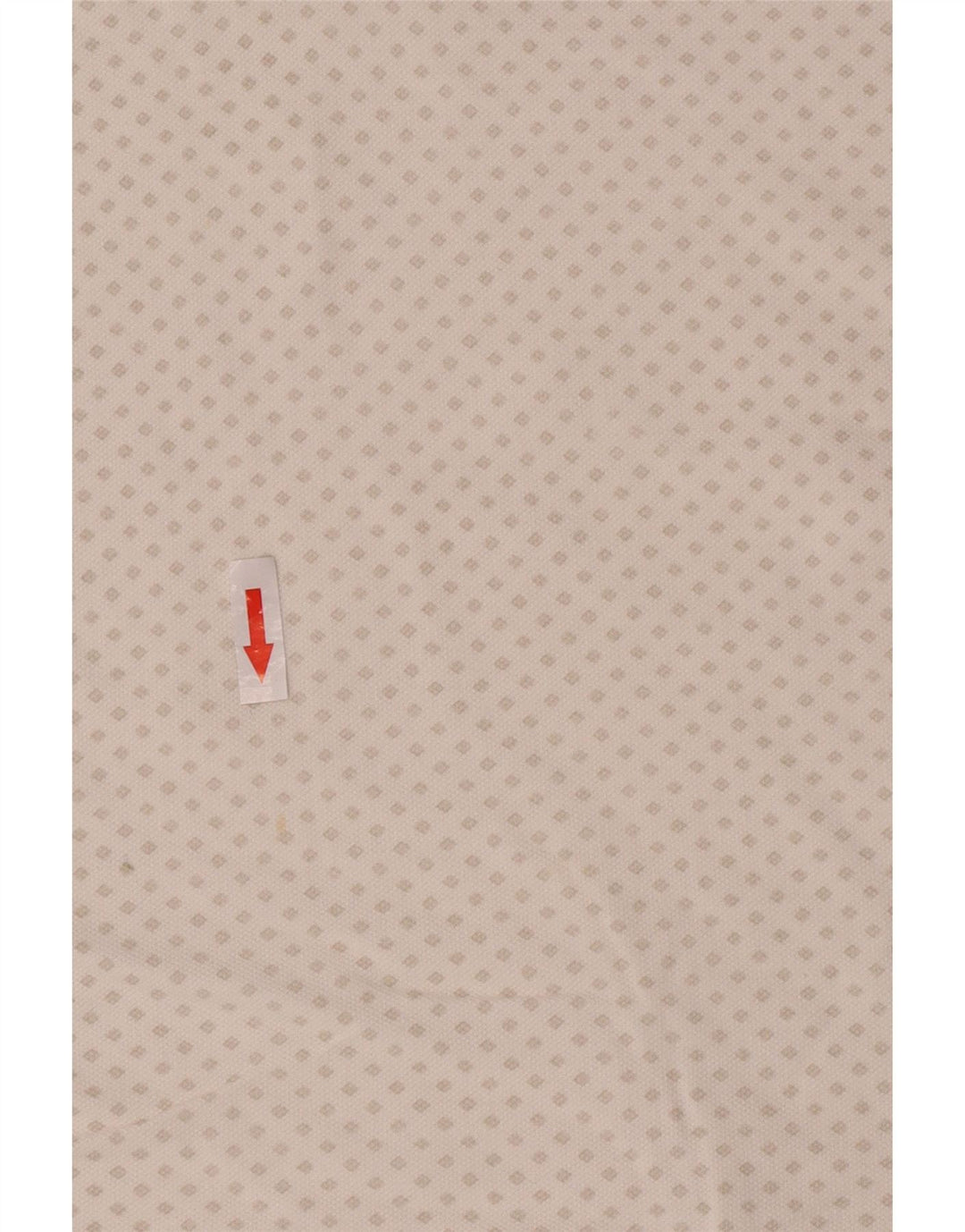Refrigue Womens Polo Shirt UK 10 Small White Argyle/Diamond Cotton