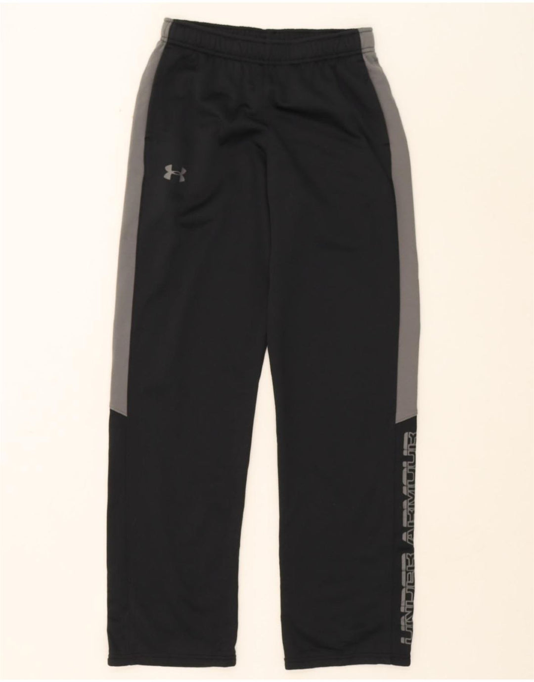 UNDER ARMOUR Boys Cold Gear Tracksuit Trousers 11-12 Years Large Black Vintage Under Armour and Second-Hand Under Armour from Messina Hembry 