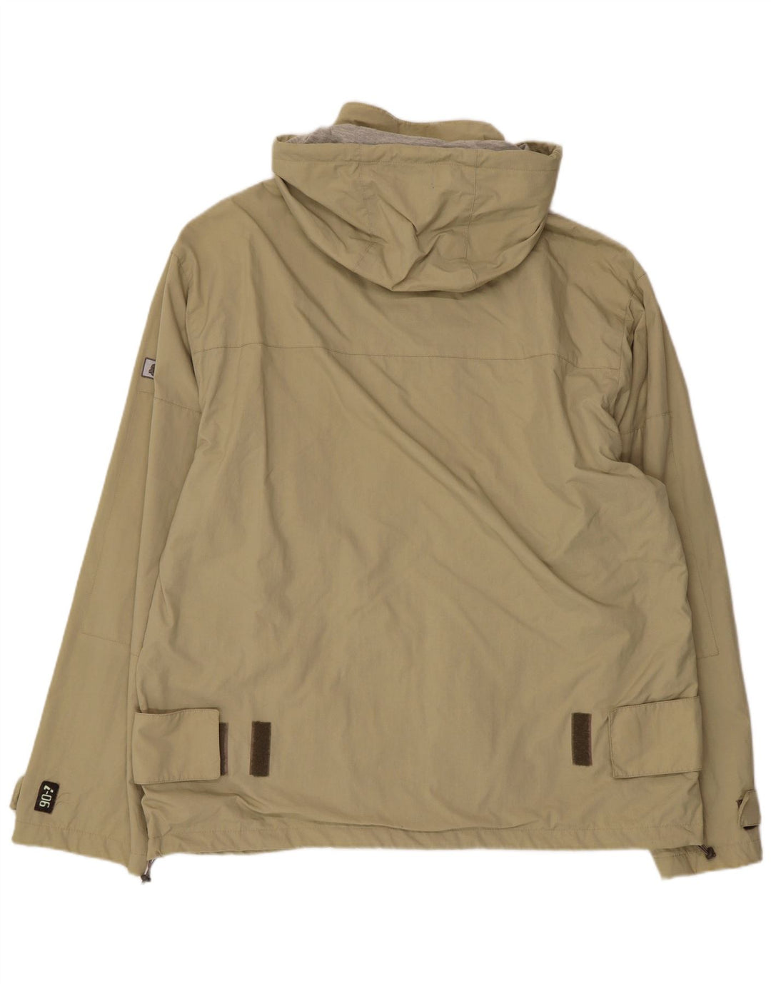 INVICTA Mens Hooded Rain Jacket UK 44 2XL Green Polyamide