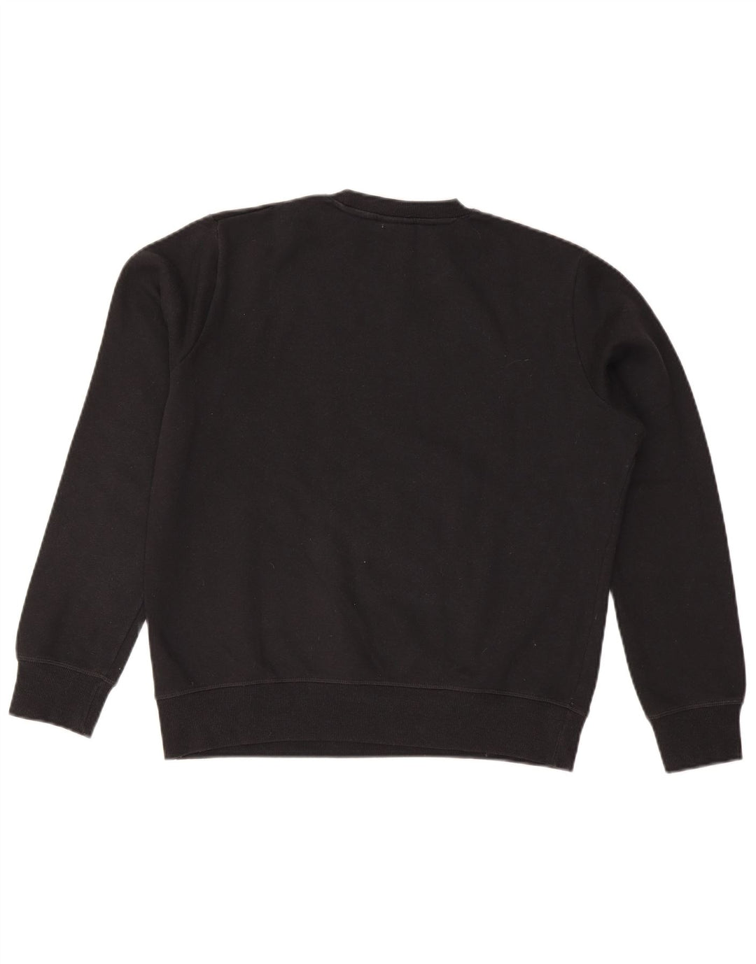 NEW BALANCE Womens Oversized Graphic Sweatshirt Jumper UK 14 Medium Black