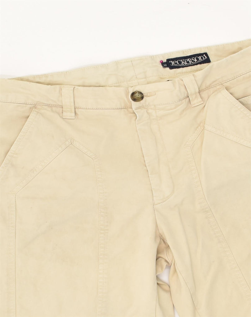 JECKERSON Mens Straight Chino Trousers W32 L32 Beige Cotton | Vintage Jeckerson | Thrift | Second-Hand Jeckerson | Used Clothing | Messina Hembry 