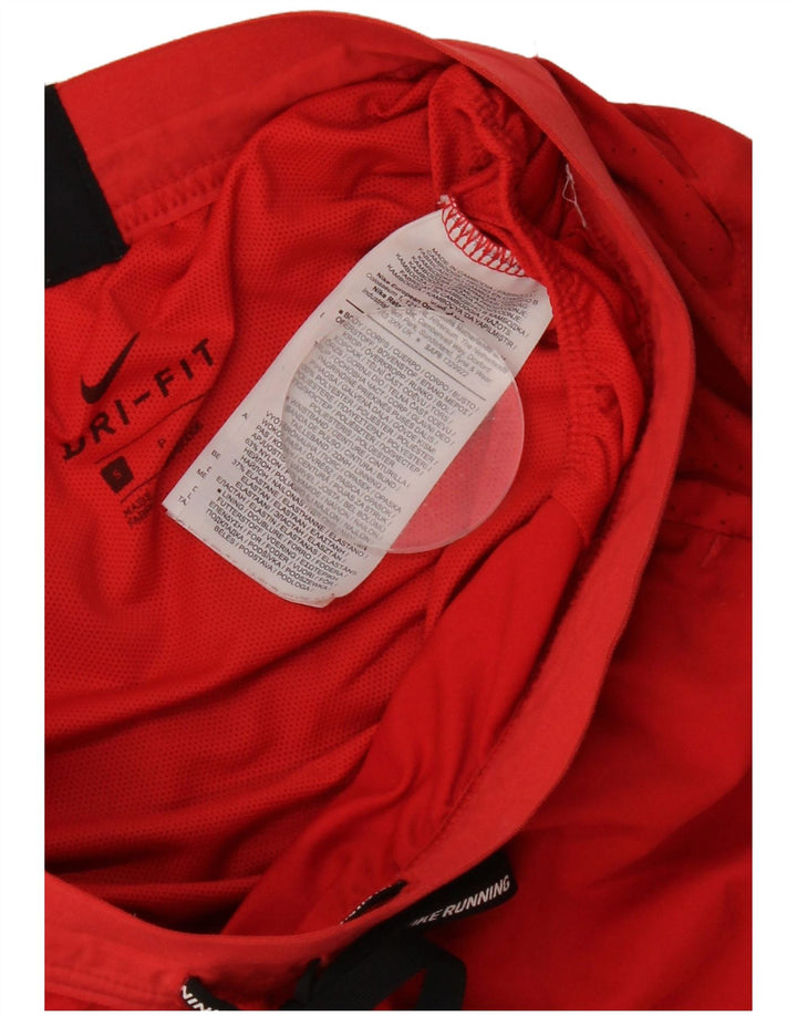 Nike Womens Dri Fit Sport Shorts UK 8 Small  Red Polyester