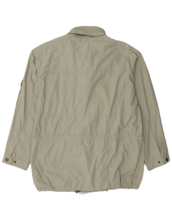 Camel Mens Utility Jacket UK 40 Large Beige Polyester