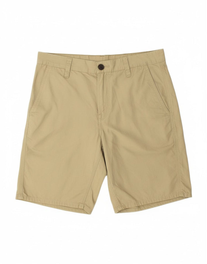 TIMBERLAND Mens Chino Shorts W30 Medium Beige Cotton