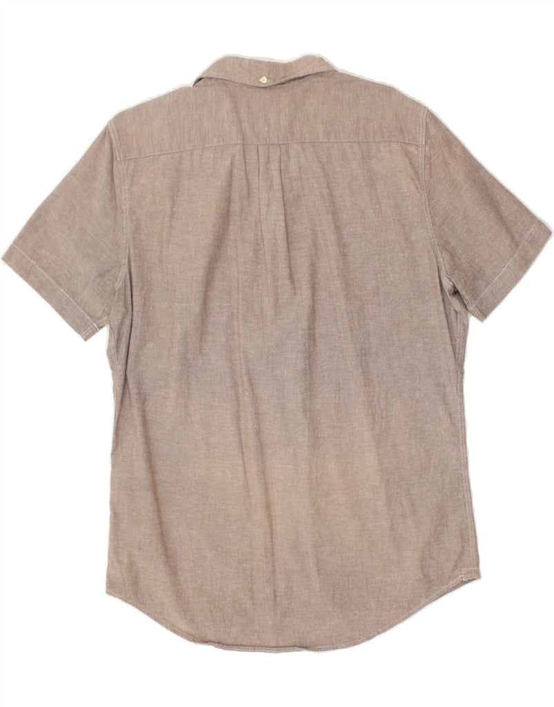 LEVI'S Mens Short Sleeve Shirt Large Grey Cotton | Vintage Levi's | Thrift | Second-Hand Levi's | Used Clothing | Messina Hembry 