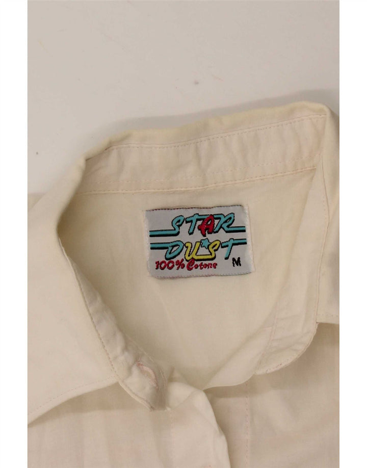 Vintage Womens Short Sleeve Shirt UK 14 Medium Pink