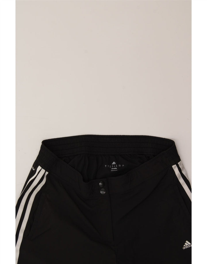 ADIDAS Womens Climalite Sport Shorts UK 14 Medium  Black Nylon Vintage Adidas and Second-Hand Adidas from Messina Hembry 
