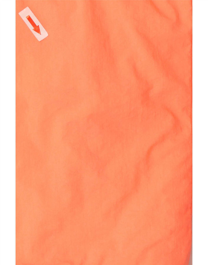 Fila Womens Hooded Oversized Padded Coat IT 44 Medium Orange Polyamide