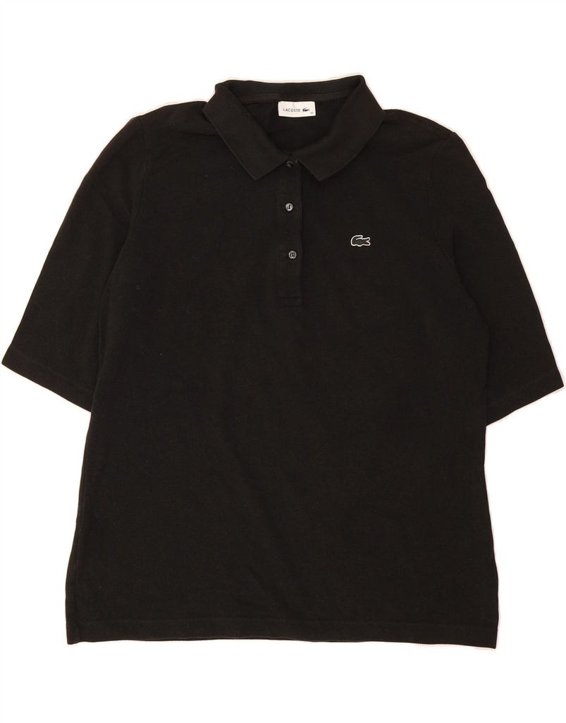 LACOSTE Womens Polo Shirt Size 48 XL Black Cotton Vintage Lacoste and Second-Hand Lacoste from Messina Hembry 