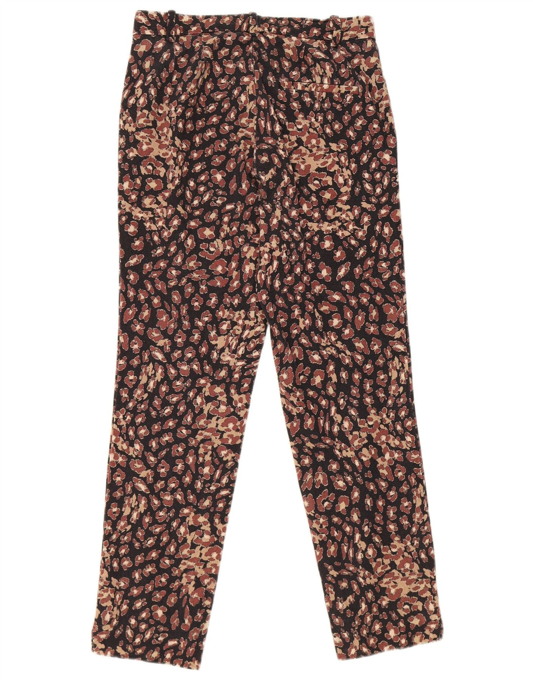 Marks & Spencer Womens Abstract Pattern Casual Trousers UK 8 Small W26 L25