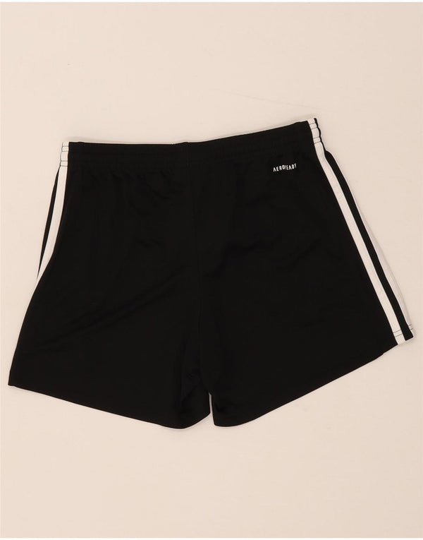 Adidas Womens Aeroready Sport Shorts UK 8/10 Small Black Polyester