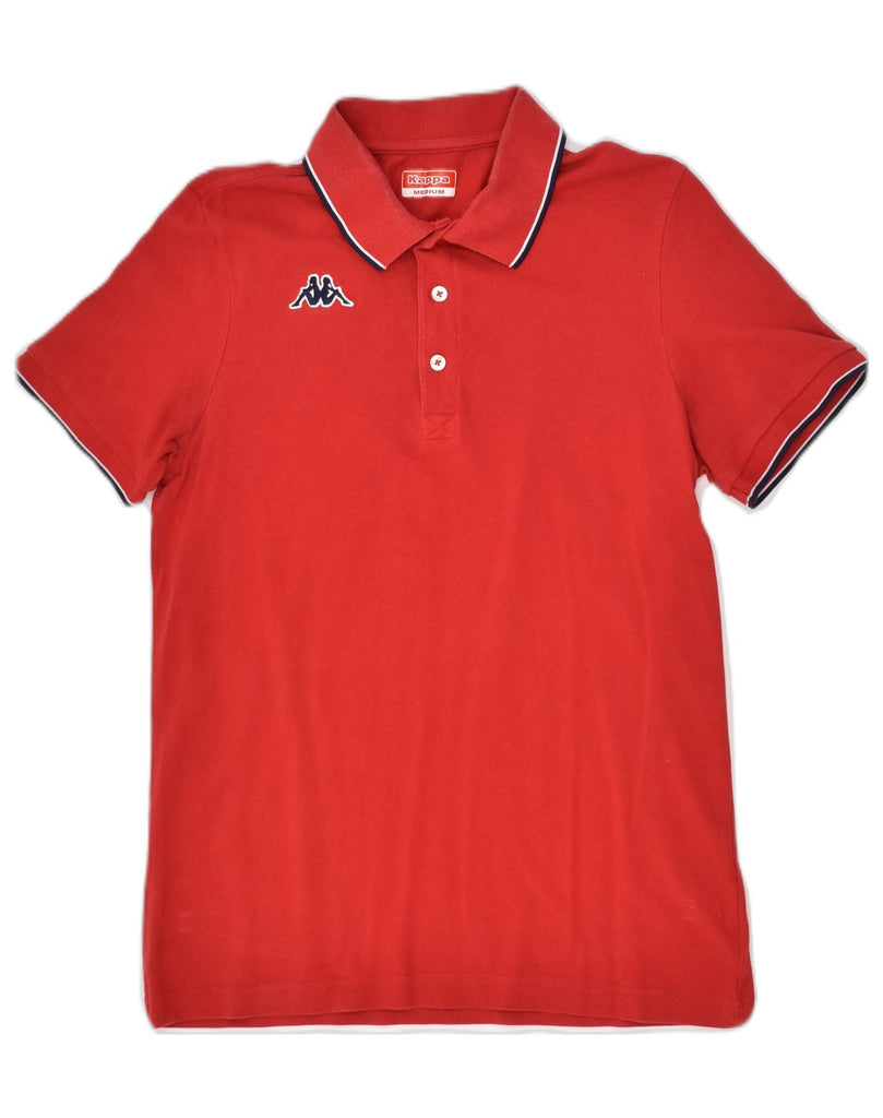 KAPPA Mens Polo Shirt Medium Red Cotton | Vintage Kappa | Thrift | Second-Hand Kappa | Used Clothing | Messina Hembry 