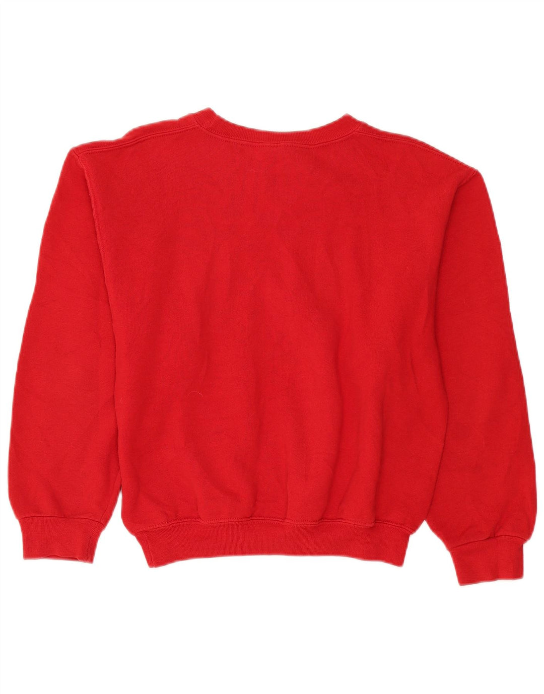 RUSSELL ATHLETIC Womens Oversized Sweatshirt Jumper UK 10 Small Red Cotton