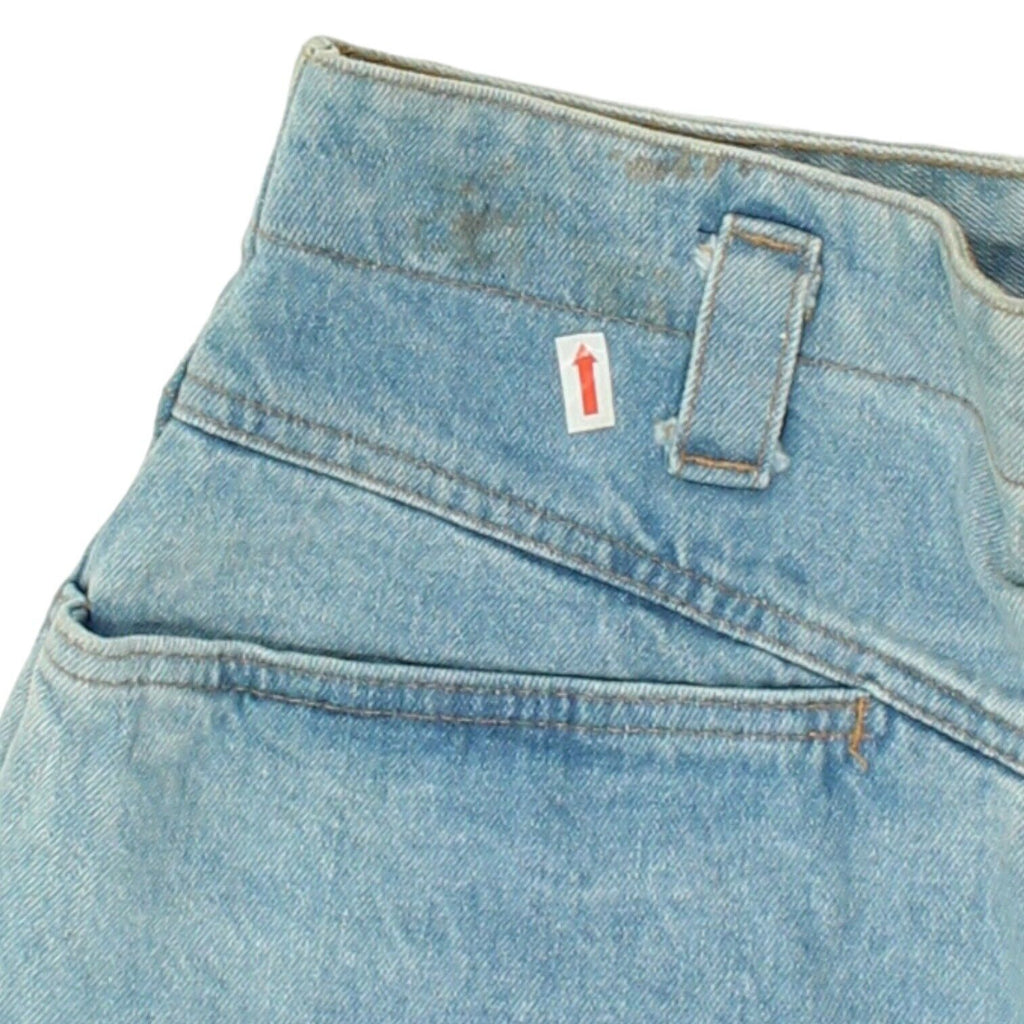 Benetton Womens Blue Wide Leg Tapered Jeans | Vintage High End Designer Denim | Vintage Messina Hembry | Thrift | Second-Hand Messina Hembry | Used Clothing | Messina Hembry 