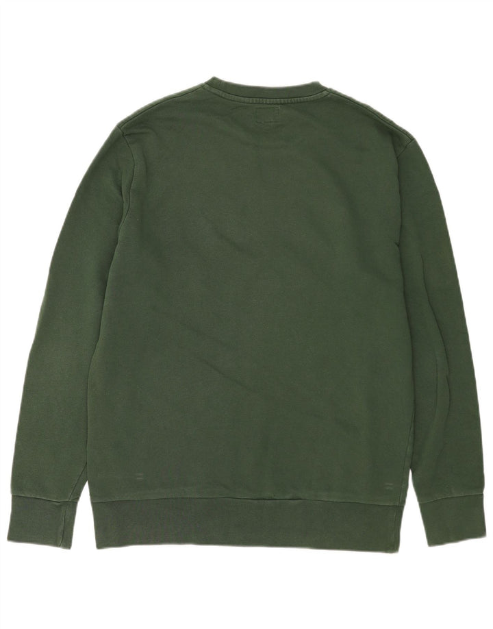 Levi's Mens Graphic Sweatshirt Jumper Medium Green Cotton