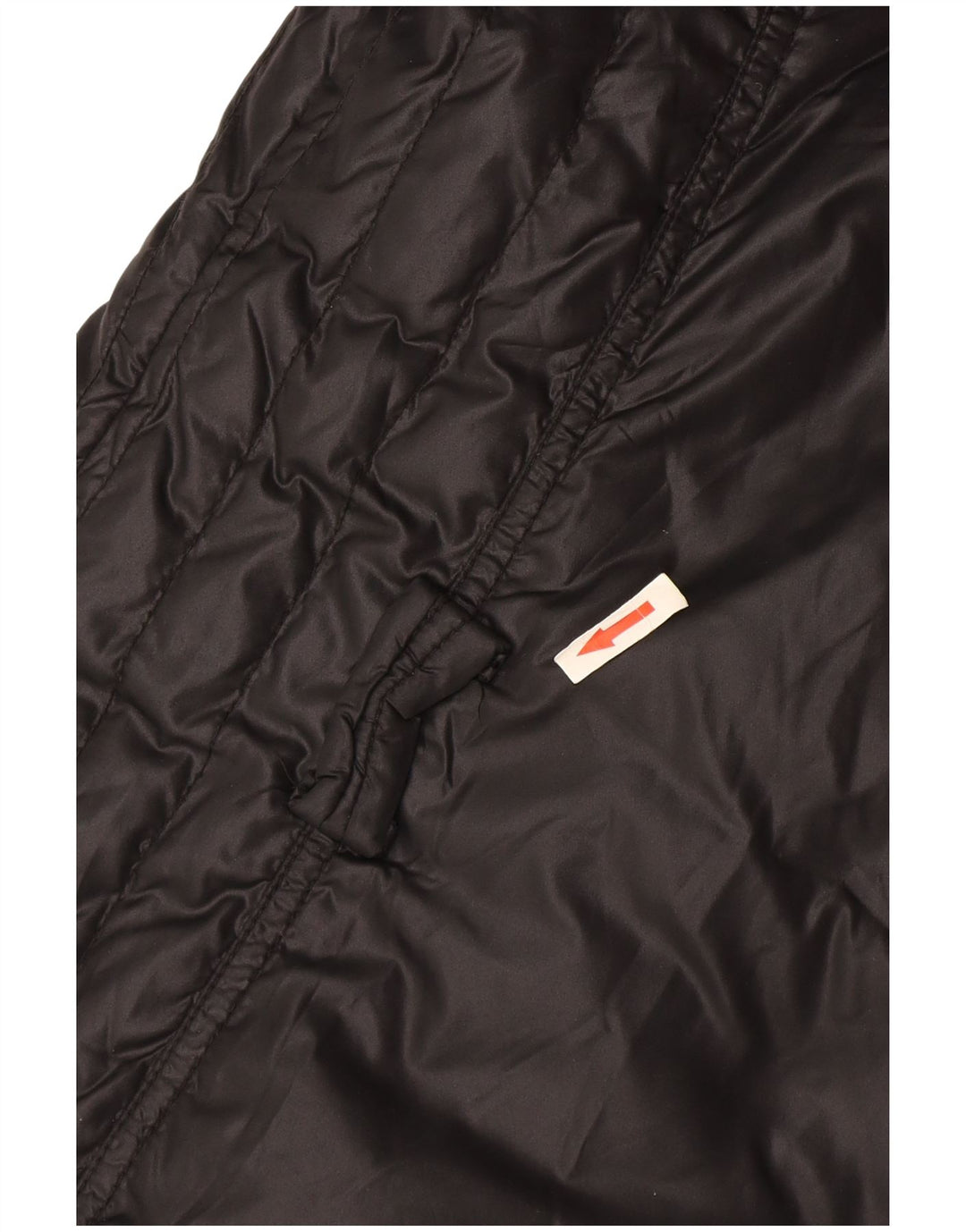 North Sails Womens Hooded Padded Jacket UK 16 Large Black Polyamide