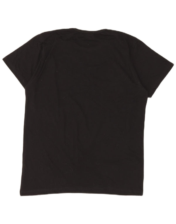 JOOP Mens T-Shirt Top Large Black Cotton