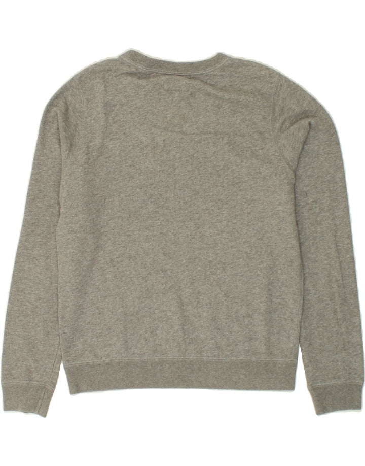 JACK WILLS Womens Graphic Sweatshirt Jumper UK 10 Small Grey Cotton Vintage Jack Wills and Second-Hand Jack Wills from Messina Hembry 