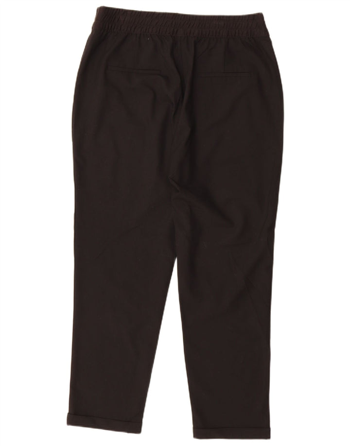Zara Womens Slim Casual Trousers Large W30 L27 Black