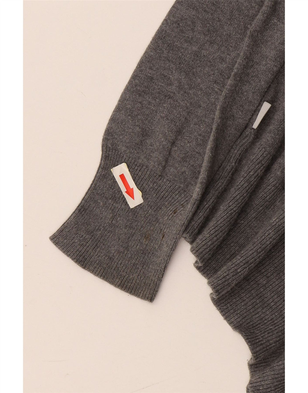Fila Mens Boat Neck Jumper Sweater Small Grey Cotton