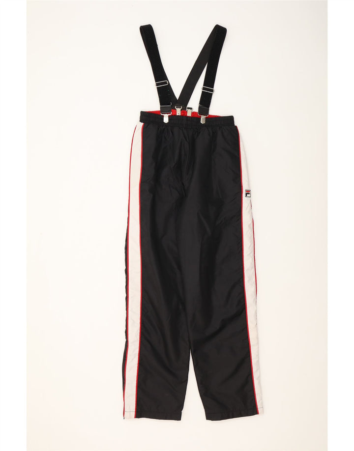 Fila Mens Dungarees Ski Trousers IT 50 Medium Black Colourblock Polyamide