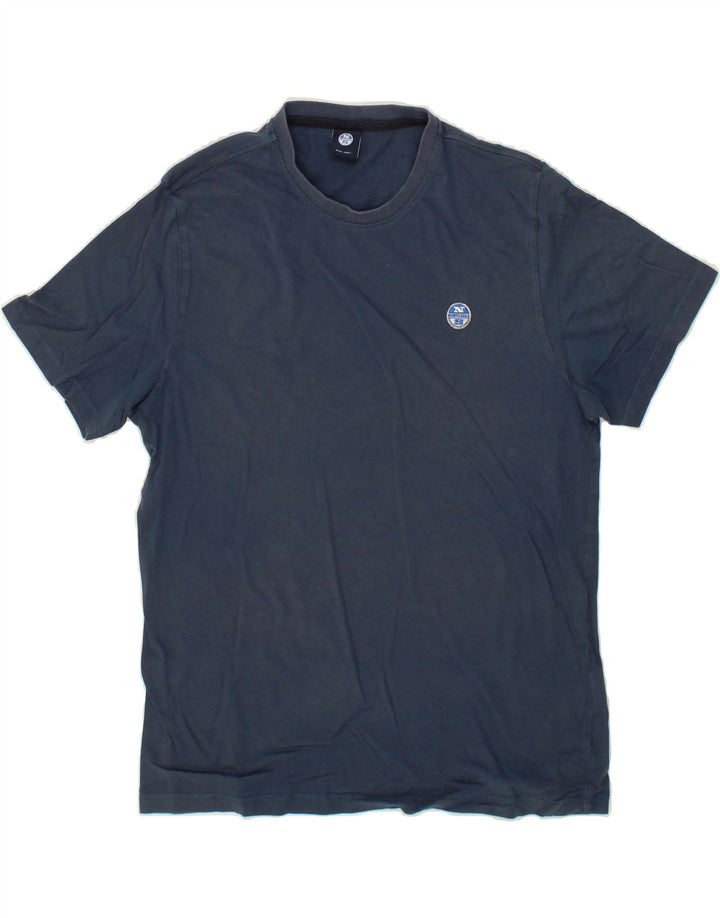 NORTH SAILS Mens T-Shirt Top Small Navy Blue Vintage North Sails and Second-Hand North Sails from Messina Hembry 