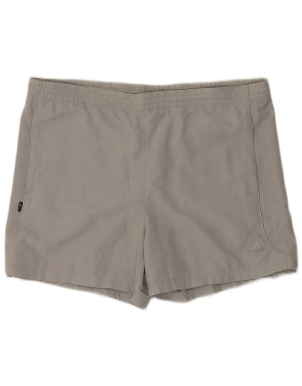 Adidas Mens Swimming Shorts Large Grey Polyester