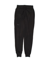 UNDER ARMOUR Mens Tracksuit Trousers Joggers Small  Black Polyester